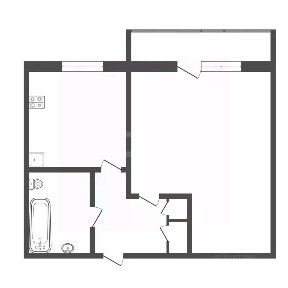 Продается 1-комн. квартира, 39,4 м²