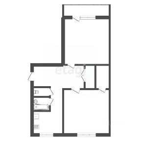 Продается 2-комн. квартира, 51,2 м²
