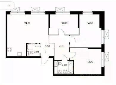 Продается 3-комн. квартира, 78,4 м²