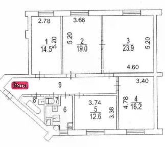 Продается 5-комн. квартира, 110 м²