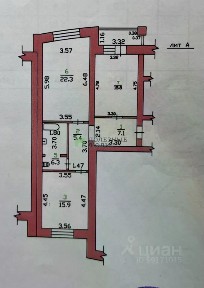 Продается 2-комн. квартира, 73,3 м²