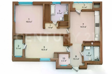 Продается 3-комн. квартира, 77 м²