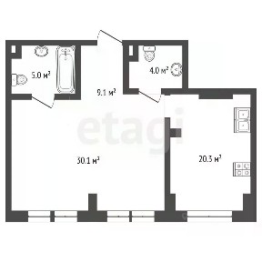 Продается 3-комн. квартира, 68,5 м²