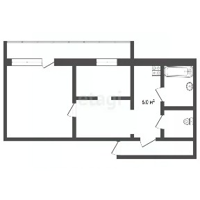 Продается 2-комн. квартира, 42,4 м²