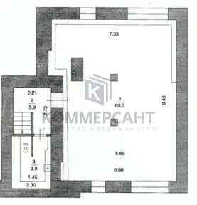 Сдается помещение свободного назначения, 77,7 м²