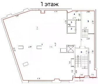 Сдается торговая площадь, 630 м²