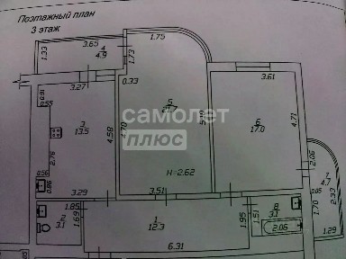 Продается 2-комн. квартира, 70,8 м²