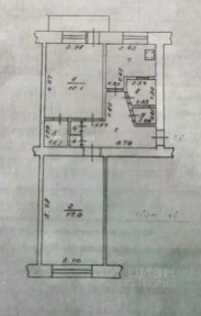 Продается 2-комн. квартира, 46,6 м²