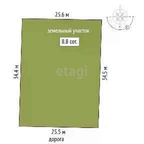 Продается участок, 8,76 сот.