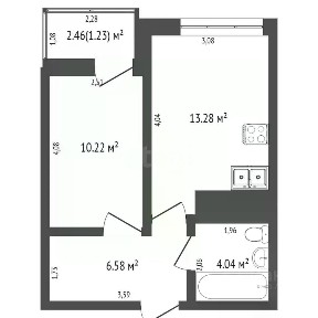 Продается 1-комн. квартира, 34,9 м²
