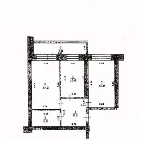 Продается 2-комн. квартира, 57,6 м²