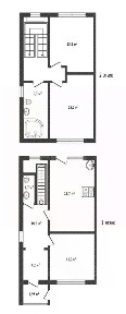 Продается 2-этажный таунхаус, 90,4 м²