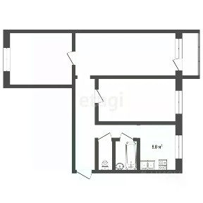 Продается 3-комн. квартира, 58,3 м²