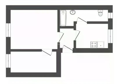 Продается 2-комн. квартира, 42,7 м²