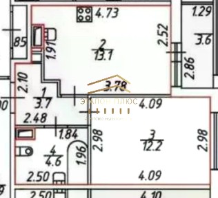 Продается 1-комн. квартира, 33,6 м²
