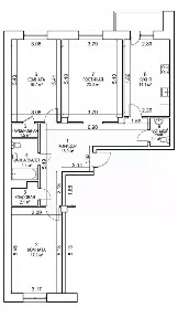 Продается 3-комн. квартира, 97,2 м²
