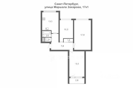 Продается 3-комн. квартира, 63,3 м²