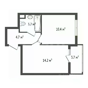 Продается 1-комн. квартира, 32,5 м²