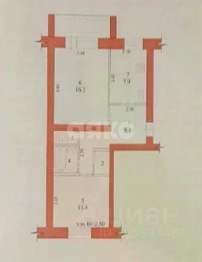 Продается 2-комн. квартира, 50 м²