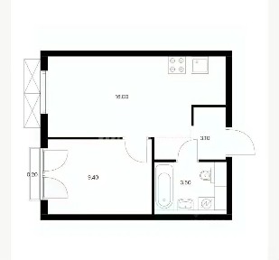 Продается 1-комн. квартира, 32,2 м²