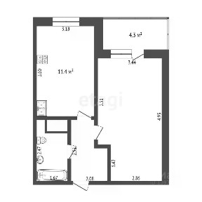Продается 1-комн. квартира, 36 м²