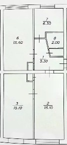 Продается 3-комн. квартира, 61 м²