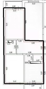 Продается 2-комн. квартира, 58 м²