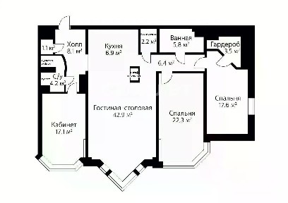 Продается 4-комн. квартира, 138 м²