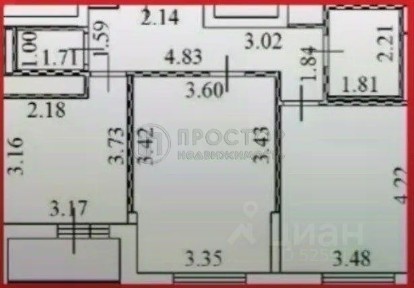 Продается 2-комн. квартира, 59,1 м²