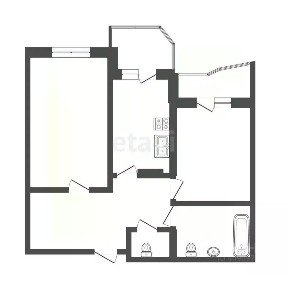 Продается 2-комн. квартира, 66,2 м²