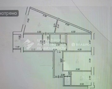 Продается 4-комн. квартира, 92,6 м²