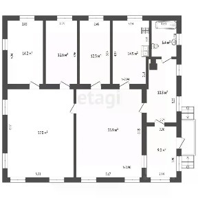 Продается 1-этажный дом, 152 м²