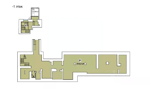 Сдается помещение свободного назначения, 213,5 м²