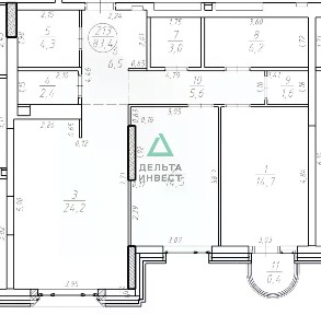 Продается 2-комн. квартира, 83 м²