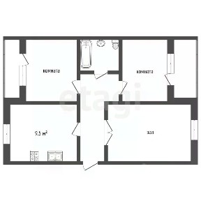 Продается 3-комн. квартира, 60,3 м²