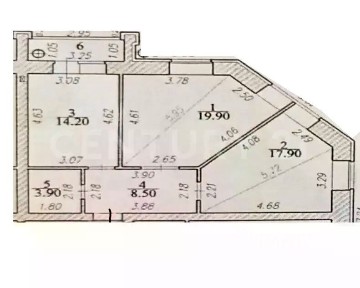 Продается 2-комн. квартира, 67,8 м²