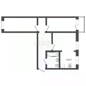 Продается 3-комн. квартира, 63,1 м²