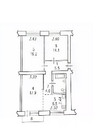 Продается 3-комн. квартира, 76,8 м²