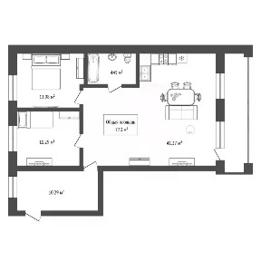 Продается 3-комн. квартира, 77,3 м²