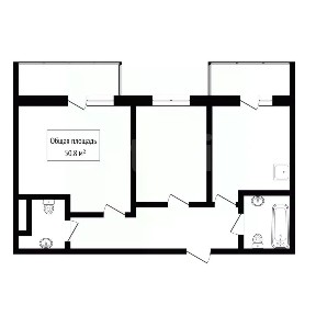 Продается 3-комн. квартира, 50,8 м²