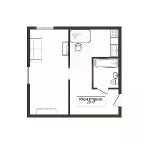 Продается 1-комн. квартира, 30,5 м²