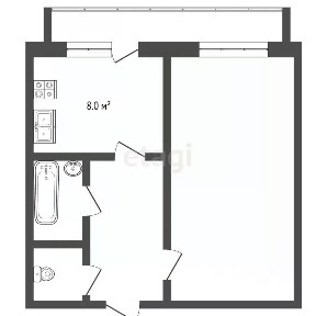 Продается 1-комн. квартира, 32,7 м²