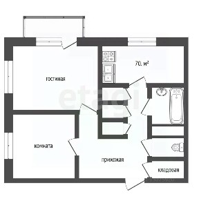 Продается 2-комн. квартира, 43,4 м²