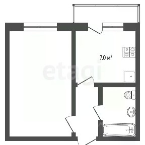 Продается 1-комн. квартира, 32 м²