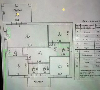 Продается 1-этажный дом, 125 м²