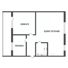 Продается 2-комн. квартира, 60,9 м²