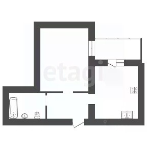Продается 1-комн. квартира, 41,5 м²