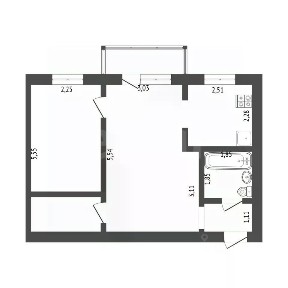 Продается 2-комн. квартира, 44,3 м²