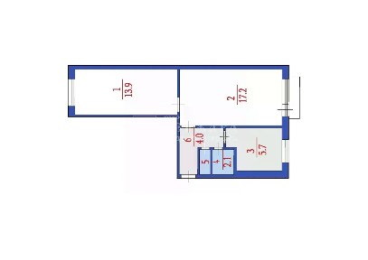 Продается 2-комн. квартира, 45 м²
