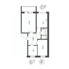 Продается 3-комн. квартира, 63 м²